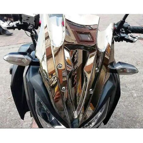 Pare-brise chromé pour Kawasaki Z250 Z300 (2013-2018) (1/5)