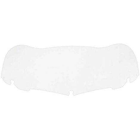 Déflecteur de vent supérieur de carénage de pare-brise pour moto Harley Touring Street Electra Glide Ultra FLHX (à partir de 2014) - 7 pouces, transparent ondulé (1/5)