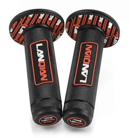 Leviers de frein, d'embrayage et de direction pivotants pour motos tout-terrain Honda CRF125F (2014-2021, 2020-2019) - Orange (1/5)