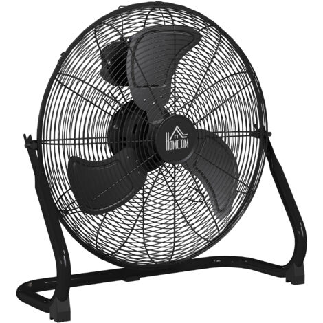 Ventilateur de table portable silencieux, 3 vitesses réglables, inclinaison 120°, flux d’air puissant, noir, électrique (1/5)