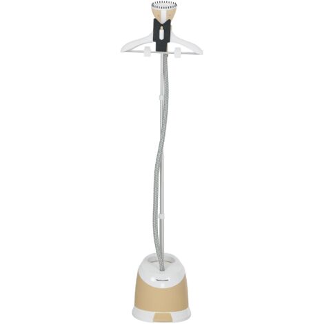 Défroisseur vapeur vertical 1800W, steamer puissant 36g/min, autonomie 50 min, réservoir 1,8L, format compact 32x32x32 cm, couleur or. (1/5)