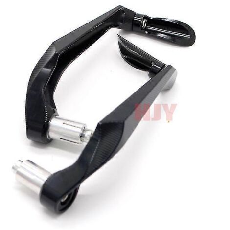 Protection universelle de leviers de frein et d'embrayage pour guidon de moto (22 mm / 7/8") compatible Aprilia RSV4 (2009-2017) et RSV4RF (2009-2017) - Noir (1/5)
