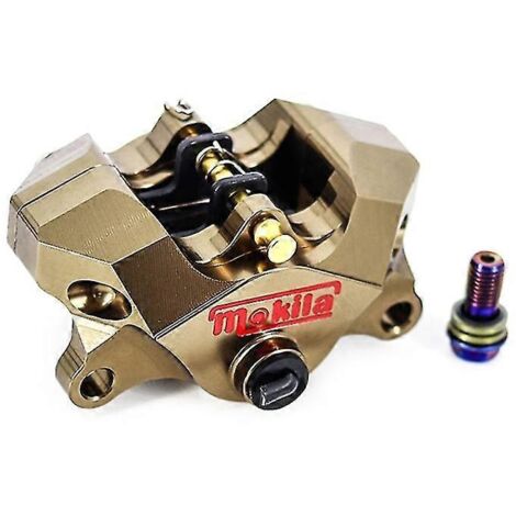 Pompe de frein hydraulique universelle pour moto tout-terrain, étrier de frein arrière droit, accessoires pour voiture électrique - bronze (1/5)