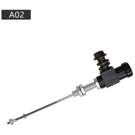 Sclmotos - Tige de maître-cylindre d'embrayage hydraulique M10x1,25 mm pour moto tout-terrain, quad et scooter - 5 couleurs - A-02 (1/5)
