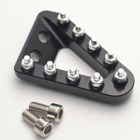 Embout de pédale de frein arrière pour KTM SX, SXF, EXC, EXCF, XCW, XCFW, XC et XCF, compatible avec Husqvarna 125, 150, 250, 350 et 450 (2016-2022, 2020) - Noir (1/5)