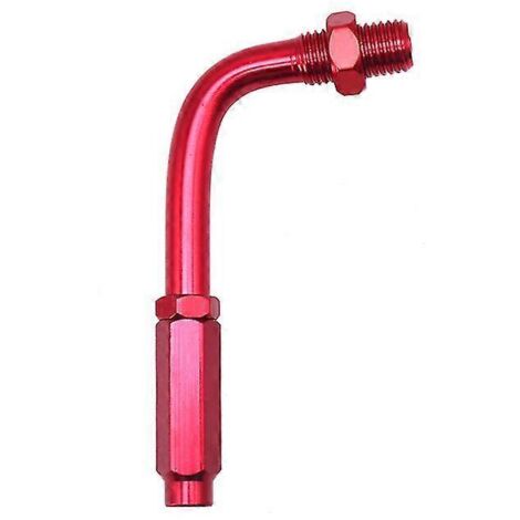 Sclmotos - Ajusteur à 90 degrés pour câble d'accélérateur, de frein et d'embrayage de moto CNC (compatible avec motos tout-terrain, cyclomoteurs et scooters) - Rouge (1/5)