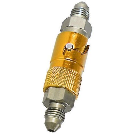 Adaptateur de raccord rapide pour liquide de frein An3, adaptateur de tuyau de frein, accessoire moto en aluminium E8bc--Gold-B (1/5)