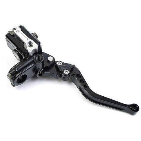 Levier de maître-cylindre d'embrayage 22 mm pour moto Honda CBR600 F4 2005, KX250F, Yamaha R6 2016, Kawasaki Vulcan 1500 - Noir, côté droit (1/5)