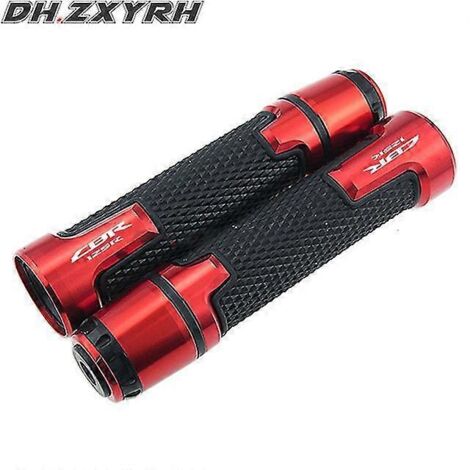 Leviers de frein et d'embrayage réglables CNC pour moto Honda CBR125R (2004-2016) - Poignées d'extrémité de guidon rouges (1/5)