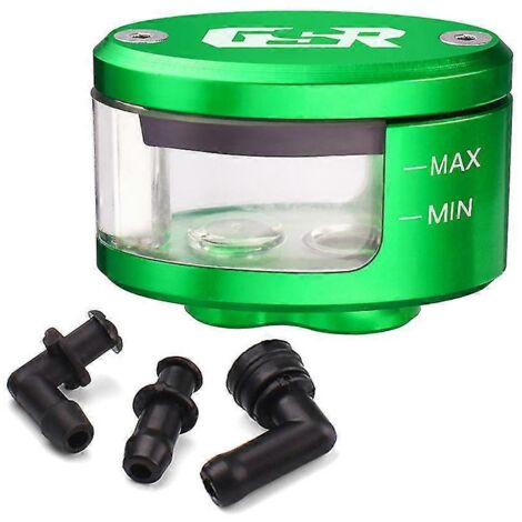 Réservoir d'huile de frein et d'embrayage pour moto Suzuki GSR600/GSR750 (vert) avec support (1/5)