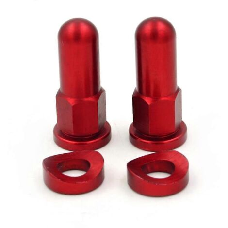 Ensemble de couvercles de réservoir de liquide de frein et d'embrayage pour bloc d'essieu CNC de moto Honda CR125R CR250R CRF250R CRF450R CRF450X CR CRF 250R - Écrous de blocage de jante (1/5)