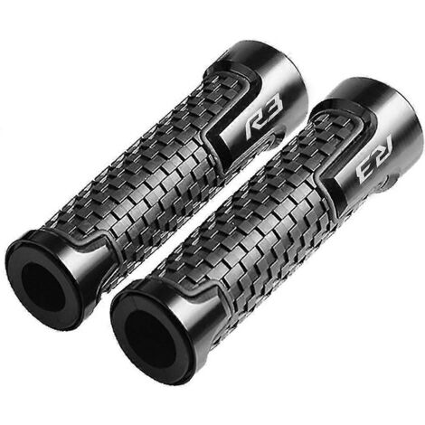Accessoires moto : leviers de frein et d'embrayage pliables et extensibles, poignées, embouts pour Yamaha YZFR3 et YZF R3 (2017-2015) - Noir (1/5)