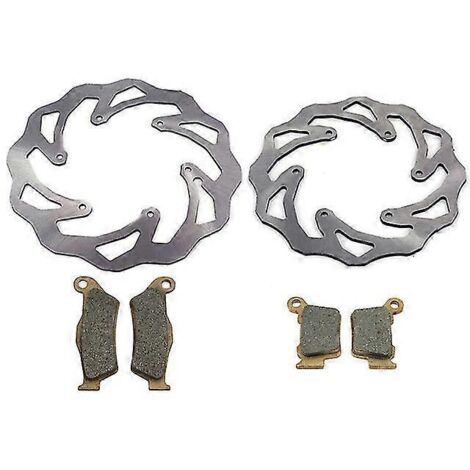 Disque de frein avant/arrière 260/220 mm pour motos KTM SX, SXF, EXC, XC, XCF, XCW et XCFW 125, 150, 250, 350, 450 et 500 (1994-2019) et Husqvarna (arrière) (1/5)