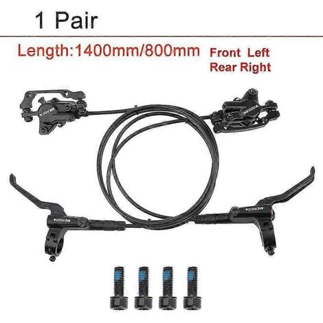 Freins à disque hydrauliques pour VTT M8000, compatibles VTT DH, AM et FR, avec étrier à pression d'huile, diamètre 800/1400 mm (gauche avant, droite arrière), 1 paire (1/5)