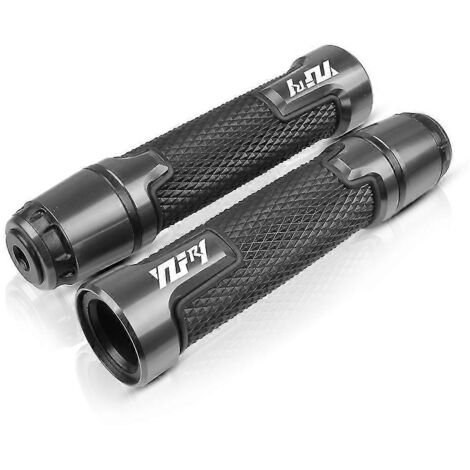 Poignées de guidon et leviers de frein/embrayage usinés CNC pour moto Yamaha YZFR1 (2004-2014) - Gris (1/5)