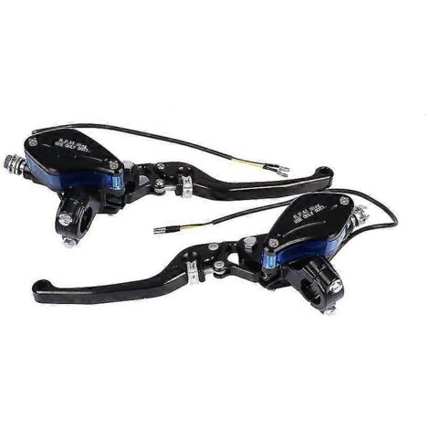 Pièces détachées pour motos Super Soco TC Max TS Pro TS Lite TSX : levier de frein hydraulique de guidon, réservoir de liquide de frein maître-cylindre – Noir (1/5)