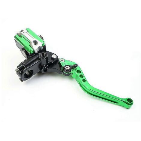 Levier de maître-cylindre d'embrayage 22 mm pour moto Honda CBR600 F4 2005, KX250F, Yamaha R6 2016, Kawasaki Vulcan 1500 (vert, droit) (1/5)