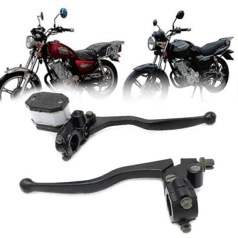 Levier d'embrayage universel noir pour moto CVO GN125, maître-cylindre de frein hydraulique, accès par poignée - Droite CG125 (1/5)