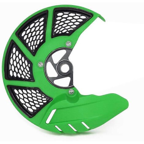 Protection de disque de frein avant pour moto Honda CR125R, CR250R, CRF250R, CRF450R, CRF250X, CRF450X et CRF 250/450 (vert) (1/5)