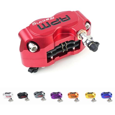 Étrier de frein à disque avant pour moto, 4 pistons, montage radial, diamètre 82 mm, pour scooter Yamaha Kawasaki RSZ, Jog Force, moto tout-terrain Grom - avec support A 220 (1/5)