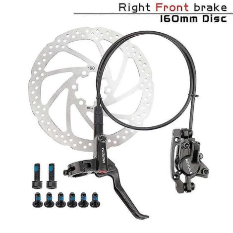 Frein à disque hydraulique pour VTT M8000, compatible VTT DH, AM et FR, avec étrier à pression d'huile, diamètre 800/1400 mm – avant droit et disque (1/5)