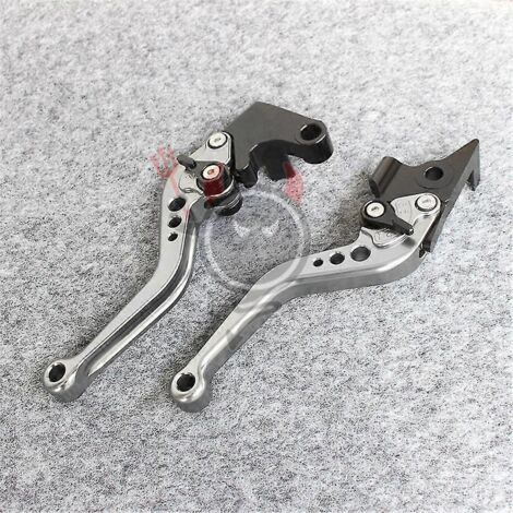 Logo (fz1) pour Yamaha Fz1 Fazer 2006-2013 - Accessoires moto - Levier de frein et d'embrayage court réglable - Titane (1/5)