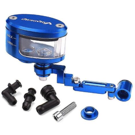 Réservoir d'huile de frein et d'embrayage avec support pour moto Honda Varadero XL1000 XL125 - Support de réservoir bleu (1/5)