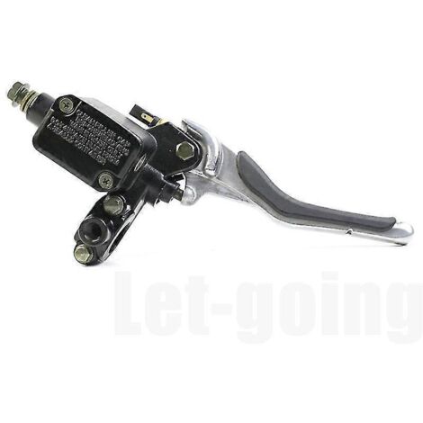 Maître-cylindre de frein universel à piston de 12,7 mm, levier d'embrayage hydraulique 22 mm gauche/droite pour Yamaha Aerox YQ50 1997-2013 MBK Nitro - Frein droit (1/5)