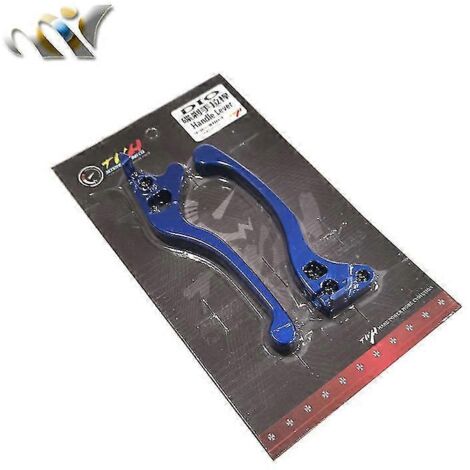 Accessoires moto Taiwan Twh Products : leviers de frein et d'embrayage pour Honda Dio 50 Zx50 AF18 AF28 AF34 AF35 Dio50 (frein à disque) - Bleu (1/5)