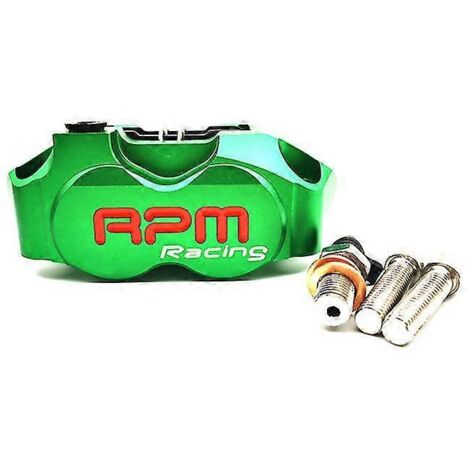 Étrier de frein universel RPM 82 mm pour moto Yamaha Aerox Nitro, pompe de frein RSZ Jog BWS Zuma 50 RR RSZ Turtle King Radiant - Vert (1/5)