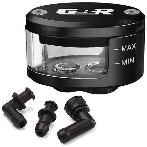 Réservoir d'huile de frein et d'embrayage avec support pour moto Suzuki GSR600/GSR750 (noir) (1/5)
