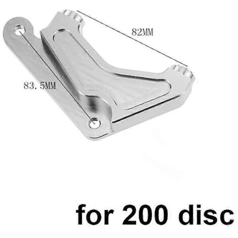 Étrier de frein moto RPM à 4 pistons pour Yamaha Aerox Nitro RSZ Jog BWS Zuma Dirt Bike Grom, disque de 200 mm / 220 mm - Argent B (1/5)