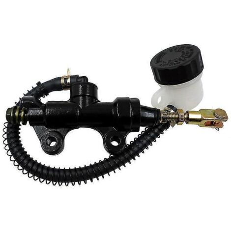 1 pompe de frein hydraulique arrière pour moto (compatible Suzuki, Kawasaki et Honda) - Noir (1/4)