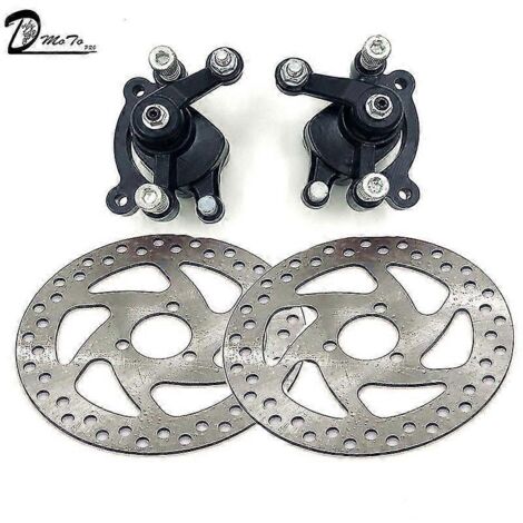 Kit d'étrier de frein à disque arrière 140 mm et disques de friction pour mini-moto tout-terrain à essence 49 cm³, scooter électrique et quad - A (1/5)