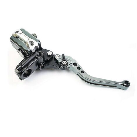 Levier de maître-cylindre d'embrayage 22 mm pour moto Honda CBR600 F4 2005, KX250F, Yamaha R6 2016, Kawasaki Vulcan 1500 (gris, côté droit) (1/5)