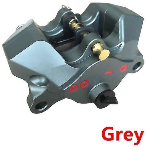 Étrier de frein arrière chromé/gris avec plaquettes, fixation 84 mm, pour motos Ducati, Honda, Yamaha et Kawasaki - Compatible avec les modèles Honda, Yamaha et Kawasaki (1/5)