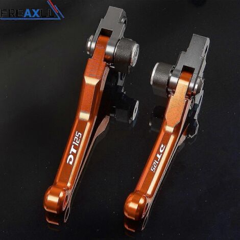 Leviers de frein et d'embrayage pour motos tout-terrain Yamaha DT125 (1987-2005, 2004, 2003, 2002, 2000) (1/5)
