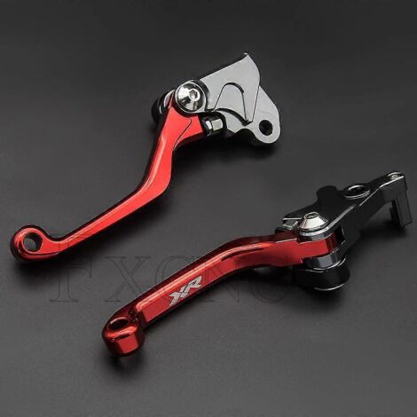 Leviers de frein et d'embrayage bleus pour Honda XR250 Motard Baja (1995-1999, 2000-2020, 2019, 2018, 2017, 2016) - Motos tout-terrain, motocross et pitbike (1/5)
