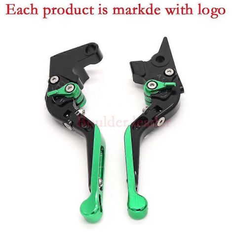 Logo gravé au laser pour BMW G310GS G 310GS G310 Gs G 310 Gs 2017-2018 Leviers de frein et d'embrayage réglables CNC pour moto - Vert 1 (1/5)