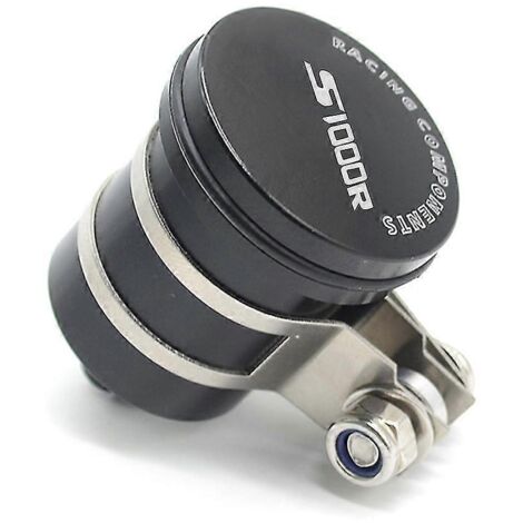 Réservoir d'huile moteur pour moto BMW S1000R, S1000RR, S1000 RS, 1000 RR, réservoir d'huile de frein, réservoir d'embrayage, godet d'huile S1000R, logo S1000R, noir (1/5)