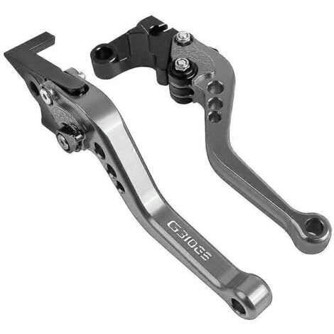 Leviers de frein et d'embrayage CNC courts et longs pour moto BMW G310R, G310 RG, 310 R, G310GS, G310 GS (2017-2023) - Poignées de guidon - TI G310GS (1/5)