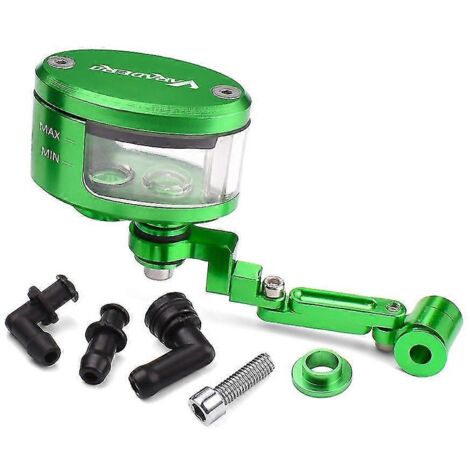 Réservoir d'huile de frein et d'embrayage avec support pour moto Honda Varadero XL1000 XL125 - Support de réservoir vert (1/5)