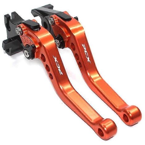 Leviers de frein et d'embrayage pour moto Honda PCX125/PCX150 (2018-2019) - Orange (1/5)