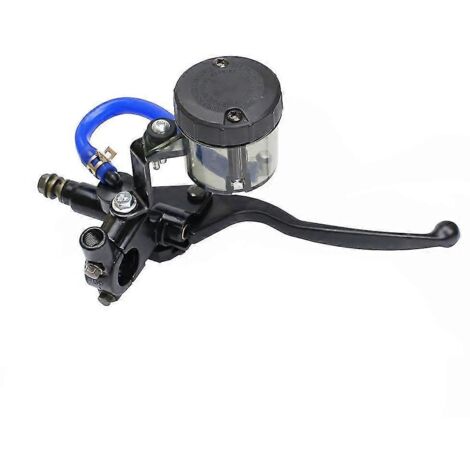 Maître-cylindre de frein/embrayage à piston de 12,7 mm pour moto, pompe hydraulique universelle compatible Honda, Yamaha, Kawasaki, motos de route et pit bikes - Frein droit (1/5)