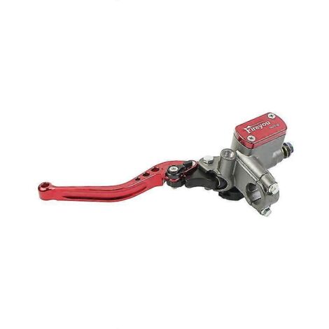 Maître-cylindre de frein et d'embrayage pour moto, levier de guidon, embrayage hydraulique, moteur de course pour 22 mm Honda, Yamaha, Kawasaki, Suzuki - Rouge gauche (1/5)