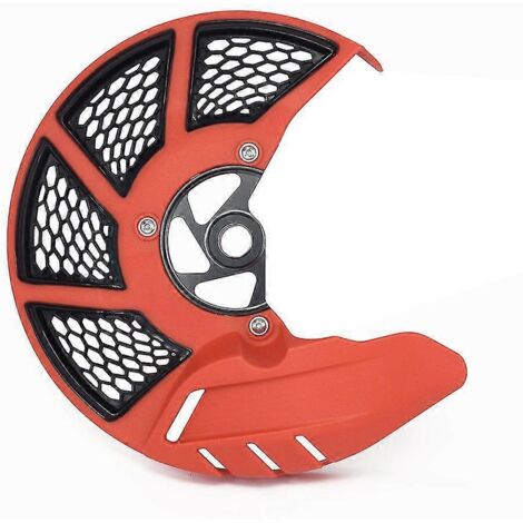 Protection de disque de frein avant pour Kawasaki KX125, KX250, KX250F, KX450F, KLX450R, KX, KXF, KLX 125, 250 et 450 (2006-2018) - Orange (1/5)