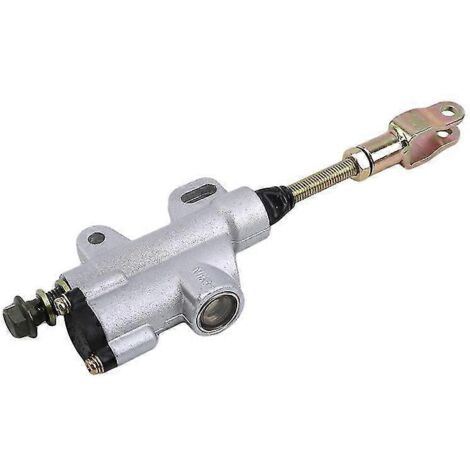 Maître-cylindre de frein arrière pour moto chinoise argentée 50cc 90cc 110cc 125cc (neuf) (1/5)