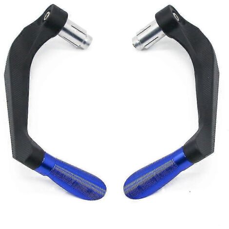 Poignées de guidon de moto, protections pour leviers de frein et d'embrayage, compatibles avec Suzuki GSX-R 1300, 1100, 1000, 750, 600 et 150 (bleu). (1/5)