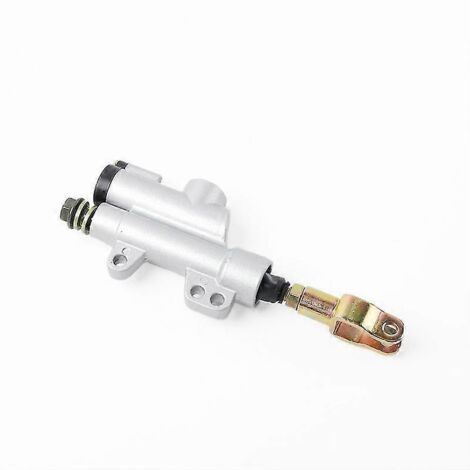 Maître-cylindre de frein hydraulique arrière neuf pour moto, compatible avec les modèles Thumpstar ATV Pit Pro Dirt Bike 50cc, 70cc, 110cc, 125cc, 150cc et 250cc - Argent (1/5)