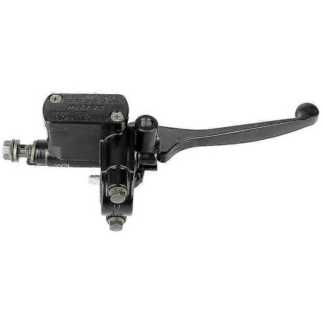 Maître-cylindre de frein universel 22 mm pour moto, levier de guidon, embrayage hydraulique, course, compatible Honda, Yamaha, Kawasaki et Suzuki (côté droit) (1/5)